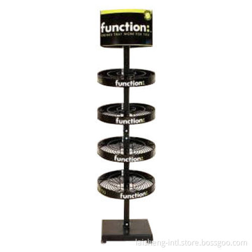 Beverage Racks with Four Round Shelves, Suitable for Beverage Drinks
